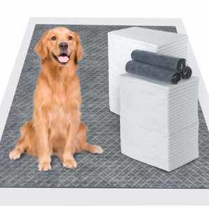 Tapis d'apprentissage pour animaux de compagnie en charbon de bambou écologique, biodégradable, jetable, imperméable et anti-fuite - Product Image 1