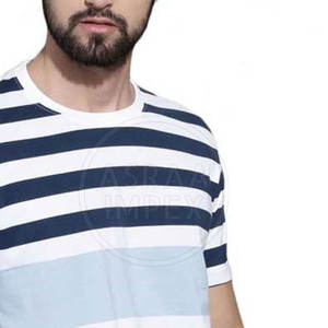 Nueva llegada elegante camiseta de media manga para hombres ropa de calle 100% algodón mejor Material tejido de punto - Product Image 4