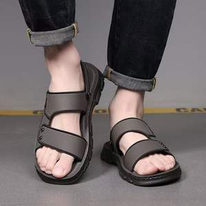 Sandales et Claquettes Homme Été 2026 Extérieur Imperméables Antidérapantes à Semelle Souple pour la Conduite et la Plage, Fermeture à Boutons, Double Usage, Chine - Product Image 5