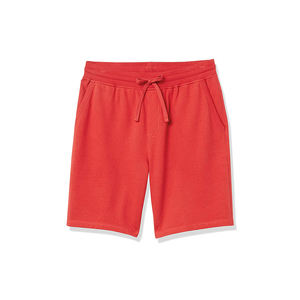 Shorts de jogging personnalisés pour hommes, motif uni, tissu peigné doux, taille élastique, séchage rapide, respirant, vêtements de fitness très demandés - Product Image 1