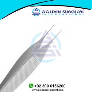 Pinzas Adson Finas de Acero Inoxidable para Odontología |   Instrumentos Manuales para Dentaduras Postizas, Herramientas de Odontología Reutilizables con Agarre Ergonómico, CE - Product Image 5