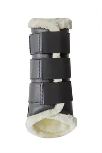 Botte de voyage de cheval équestre de vente chaude en bleu noir nouveau Design personnalisable Logo rembourrage en mousse de Polyester pour l'expédition de chevaux - Product Image 5