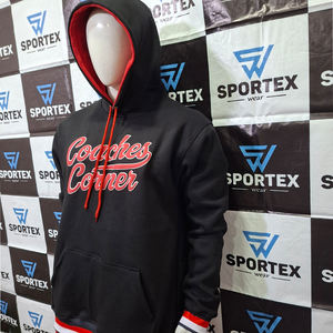 Sweat à capuche oversize pour homme, streetwear, chaud, matelassé, pull d'hiver, mode décontractée, sweat à capuche thermique, 100% coton - Product Image 5