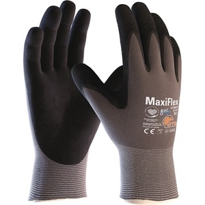 MaxiFlex Ultimate AD-APT 42-874 Nylon Garden Gloves Size 8 Grey/Black EN 388 PPE Category II ATG-Pack of 12 - Product Image 1