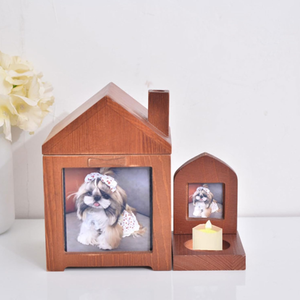 โกศสำหรับสัตว์เลี้ยงทำจากไม้ธรรมชาติโกศสำหรับขี้เถ้าจากเวียดนาม - Product Image 2