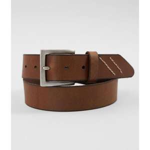 เข็มขัดแฟชั่นระดับมาตรฐานวินเทจสำหรับผู้ชายเข็มขัดหนังวัวสีน้ำตาลเป็นมิตรกับสิ่งแวดล้อมหัวเข็มขัดเหล็กกันน้ำระบายอากาศได้ดี - Product Image 3