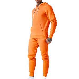 Ensemble survêtement homme en coton biologique 100% de qualité supérieure, écologique, poids moyen, avec logo personnalisé, pantalon de survêtement et sweat-shirt d'hiver - Product Image 1