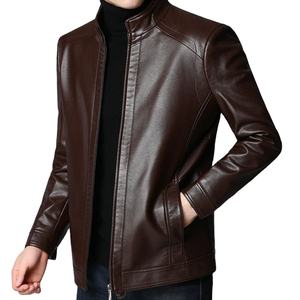 Chaquetas de cuero genuino más vendidas al mejor precio para hombres, disponibles en múltiples colores y diseños. - Product Image 3