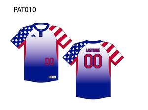Ropa deportiva transpirable de alta calidad Camiseta de béisbol con estampado de sublimación de excelente calidad - Product Image 5