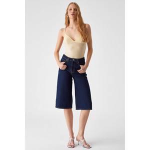ETHIQUET LILLEAN Women's Wrap Neck Slim Thin Tulle Blouse - Product Image 2