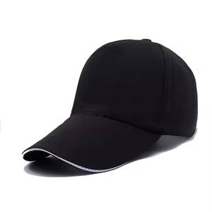 Venta al por mayor de alta calidad a la moda 100% gorras de camionero de lana logotipo personalizado bordado liso deportes gorras de béisbol para los hombres playa barata - Product Image 2
