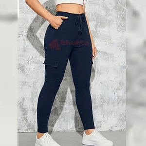 Pantalones Casuales de Verano para Mujer, Ajustados, Transpirables, de Cintura Media con Bolsillos, al por Mayor - Product Image 2