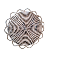 Tapis antidérapant doux soyeux lisse jonc de mer tapis chambre à coucher Shaggy TIA personnalisé peluche moderne rond Jermatz AJL-3