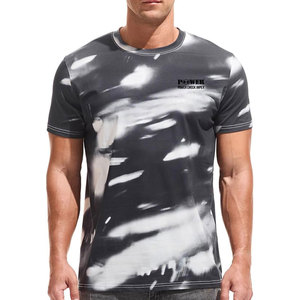 Custom logo O-neck Oversize Printed T-<b>shirts</b> 100% Cotton Plus Size 240GSM Tie Dye Anti-fade t <b>Shirt</b> for <b>Men</b> High Quality - Product Image 3