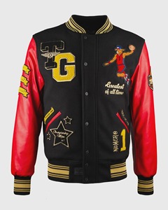 Chaqueta universitaria de lana al por mayor, logotipo totalmente personalizable del equipo/Escuela, bordado, pedidos a granel aceptados, envío rápido - Product Image 6