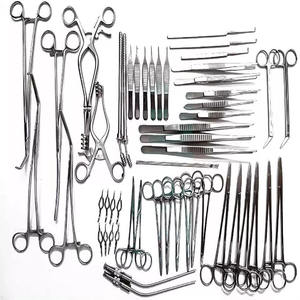 Juego de cirugía vascular básica profesional de alta calidad de 52 piezas de instrumentos quirúrgicos médicos de acero inoxidable CE ISO aprobado - Product Image 2