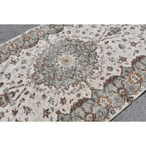 พรมตุรกีวินเทจคลาสสิกสีฟ้าสีน้ำตาล5.4 X งานแฮนด์เมดพื้นที่ขนาดใหญ่สี่เหลี่ยมผืนผ้าเย็บปะติดปะต่อกันสำหรับห้องโถงรุ่นใหม่ - Product Image 5