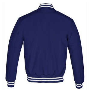 Chaqueta Varsity Clásica para Hombre, de Venta Caliente, con Mangas de Cuero, Transpirable, con Botones, para Uso en Exteriores en Invierno - Product Image 5