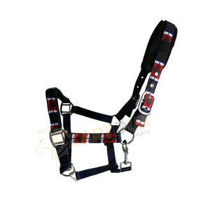 Custom Logo Simple Thickened Nylon Horse <b>Halter</b> Practical and High Quality for Equestrian Riding and Racing - Product Image 5