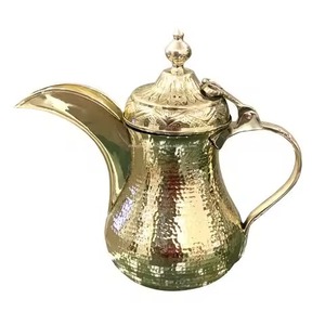 Majestic Royal Dallah Coffee Pot para presentación de mesa artística y ambiente árabe atemporal para el hogar - Product Image 2