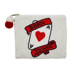 Monedero de Cuentas con Diseño de Gosh Darn It |   Bolsa Magnética Plegable con Lentejuelas Doradas y para Texto |   Mini Bolso Sassy Statement - Product Image 6