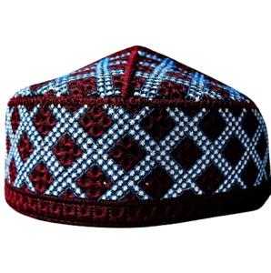 Namaz Topi Gorras Sombreros Comprar al por mayor Arabia Saudita Musulmanes Islámicos Sombreros Gorras Algodón transpirable Hecho a mano Impreso Sombreros al aire libre - Product Image 2
