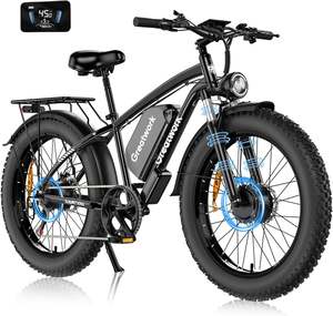 Cuatrimoto Eléctrica Mukutas 24F 52V 20Ah 1200W, Bicicleta de Montaña de 5000W, con Soporte Personalizado OEM, Superventas - Product Image 2
