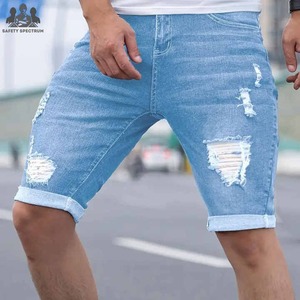 Pantalones Cortos de Mezclilla Transpirables Personalizados para Hombre, Shorts de Mezclilla para Hombre, Diseño Personalizado de Alta Calidad y Logotipo Aceptado - Product Image 3