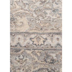 พรมไหมพรมถักมือ AKWS-9001 สีเทาและดำ ลายแบบนามธรรม สำหรับห้องนั่งเล่นและทางเดินในบ้าน  ผสมผสานความเป็นประเพณีดั้งเดิม - Product Image 3