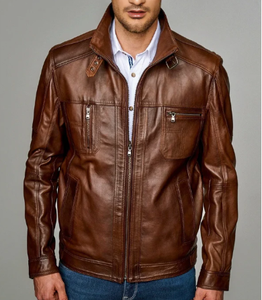 Chaqueta de moda para hombre de alta calidad, chaquetas informales con cuello levantado, chaquetas para hombre, chaquetas para exteriores, Invierno 2025 - Product Image 1