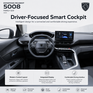 <span class=keywords><strong>Peugeot</strong></span> <span class=keywords><strong>5008</strong></span> 2025, SUV intermédiaire 5 portes <span class=keywords><strong>7</strong></span> <span class=keywords><strong>places</strong></span>, 1.8T essence 211 ch L4, conduite à gauche, automatique, <span class=keywords><strong>voiture</strong></span> abordable - Product Image 6