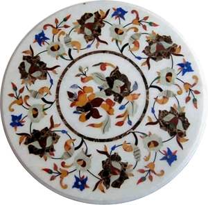 Đá Cẩm Thạch Inlay bảng với đá granit tự nhiên đá cẩm thạch đá bán quý bề mặt rắn cho đồ nội thất phòng khách - Product Image 4