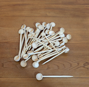 Handcrafted Lemonwood Ladle and Spoon Set - Natural <b>Wooden</b> <b>Utensils</b> for <b>Cooking</b> and Serving - Product Image 1