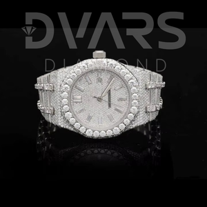 Montre mécanique de luxe pour homme ETA polie avec boîtier en acier inoxydable, cadran en verre, index des heures en diamant véritable - Élégance fonctionnelle - Product Image 4