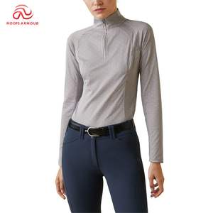 Women <b>Wear</b> <b>Horse</b> <b>Riding</b> Short Sleeve Base Layer Female Equestrian Suit Woman's Equestrian Tops Equitation <b>Riding</b> Shirt - Product Image 1