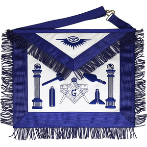 Insignia masónica de puntada fina con diseño personalizado y reverso con pin, perfecta para ropa de moda, uniformes y accesorios. - Product Image 6