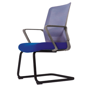 Chaise de bureau ergonomique Java DX03 GTC003 multicolore, chaise visiteur à genouillères en maille, base métallique pliable en tissu PP pour usage domestique - Product Image 1