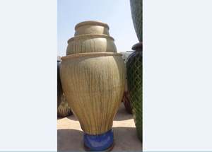 [Leo Nguyen Le] - Venta al por mayor de macetas grandes vietnamitas de alta calidad con acabado brillante y estilo moderno, hechas de cerámica. - Product Image 4