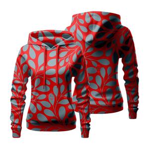 Sudaderas con capucha con estampado personalizado de alta calidad para mujer Última moda Estilo casual Cálido para invierno Otoño en diferentes colores - Product Image 2