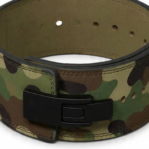 Ceinture de levage de poids camouflage 13 mm pour haltérophilie et entraînement – Soutien dorsal doux, respirant et réglable - Product Image 2