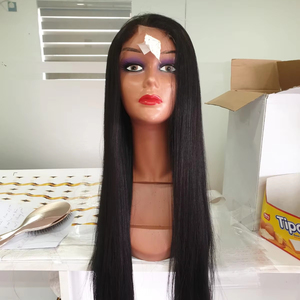 วิกผม100% แท้เวียดนามสำหรับปีใหม่ผมมนุษย์ปิดด้านหน้าวิกผมตรงโปร่งใส - Product Image 1