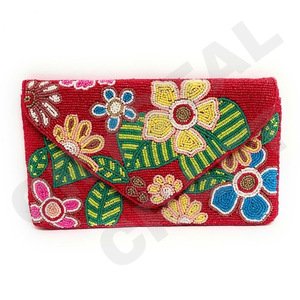 Pink And <b>Red</b> Design Custom Beaded Party Clutch Evening Bag Designer Ladies Shoulder Bags Luxury Purses and <b>Handbags</b> Parties - Product Image 4