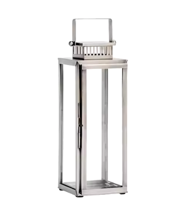 Nouvelle arrivée blanc fini métal décoratif bougie lanterne fait à la main moderne lanternes de noël décoration de la maison pas cher et raisonnable - Product Image 2