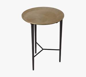 Table d'appoint trépied en laiton, structure ronde et mince, style artistique, pour une décoration intérieure contemporaine raffinée - Product Image 5