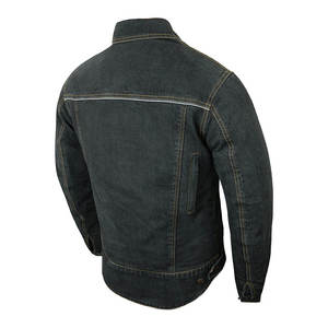 Chaqueta vaquera elegante al por mayor para hombre chaqueta vaquera cálida de invierno con personalización a la venta - Product Image 2