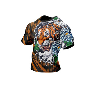 Vente directe usine 2025-2026 – Rashguard respirant pour homme en polyester/nylon – Meilleur prix, faible MOQ, manches longues - Product Image 6