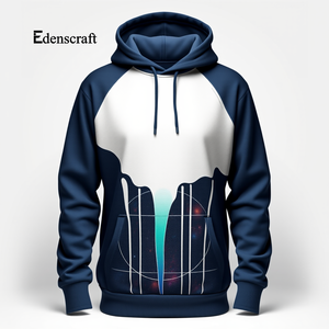 Pull à capuche d'hiver décontracté et léger pour hommes, tissu doux en coton mélangé durable, vêtements urbains chauds et confortables. - Product Image 3