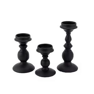 Bougeoir en métal Pilier de bougie élégant pour la décoration de la maison et du mariage - Product Image 2