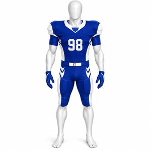 Ensemble d'uniformes de football américain dernière génération, vente en gros, vêtements de sport respirants pour équipes, uniformes de football américain OEM en gros - Product Image 2