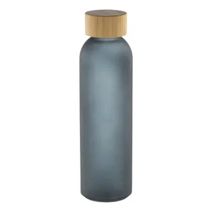 Botella de Agua Ecológica de Vidrio y Bambú Cloody, Accesorios Verdes para Bebidas - Product Image 2